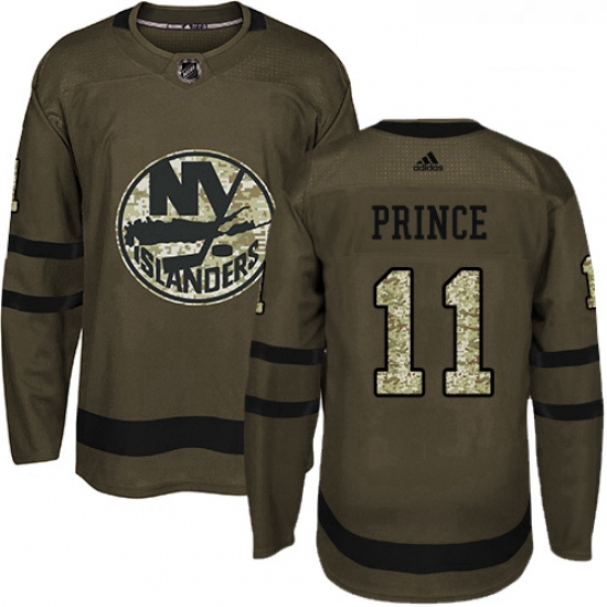 Youth Adidas New York Islanders 11 Shane Prince Authentic Green 