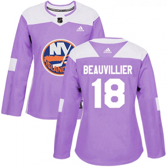 Womens Adidas New York Islanders 18 Anthony Beauvillier Authenti