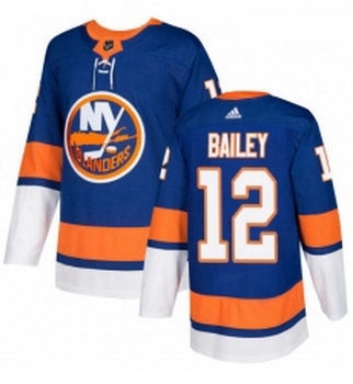 Youth Adidas New York Islanders 12 Josh Bailey Premier Royal Blue Home NHL Jersey