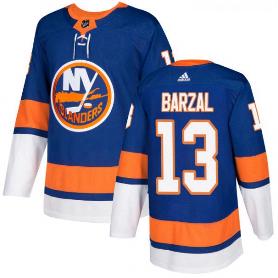 Youth Adidas New York Islanders 13 Mathew Barzal Authentic Royal Blue Home NHL Jersey