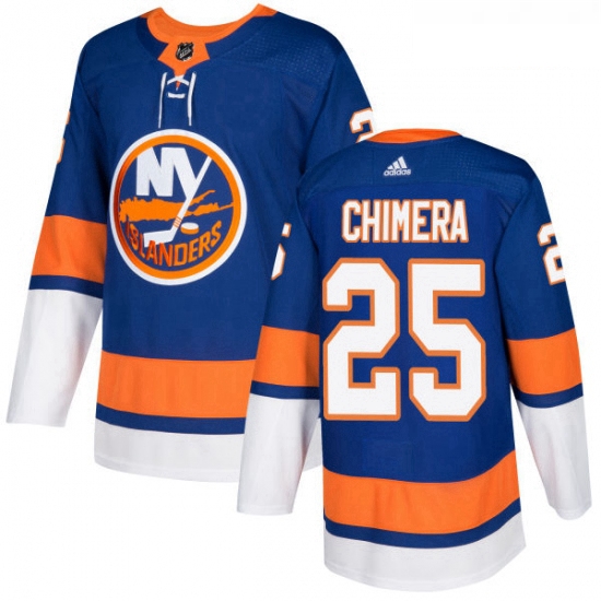 Youth Adidas New York Islanders 25 Jason Chimera Authentic Royal Blue Home NHL Jersey