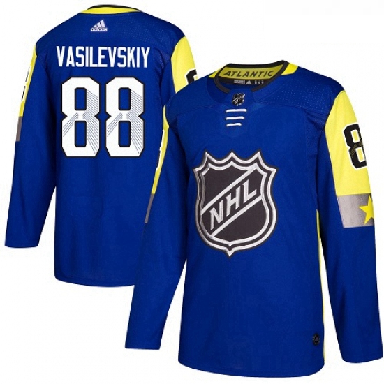 Youth Adidas Tampa Bay Lightning 88 Andrei Vasilevskiy Authentic Royal Blue 2018 All Star Atlantic D