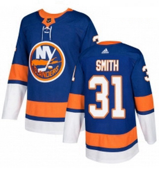 Youth Adidas New York Islanders 31 Billy Smith Authentic Royal Blue Home NHL Jersey