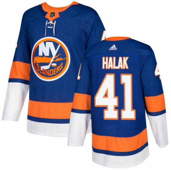 Youth Adidas New York Islanders 41 Jaroslav Halak Authentic Royal Blue Home NHL Jersey