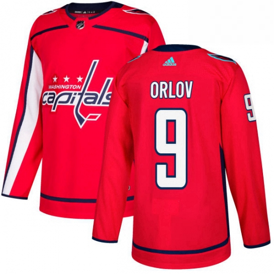 Youth Adidas Washington Capitals 9 Dmitry Orlov Premier Red Home NHL Jersey