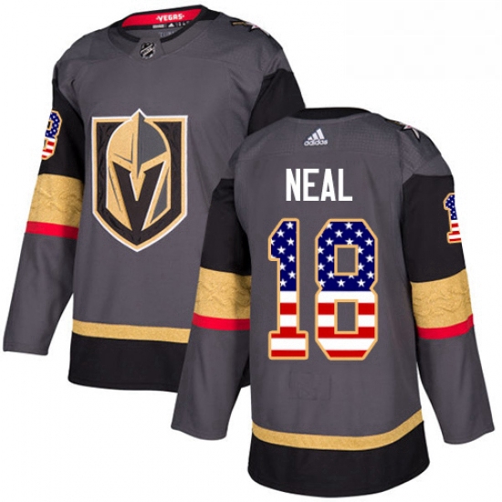 Youth Adidas Vegas Golden Knights 18 James Neal Authentic Gray U