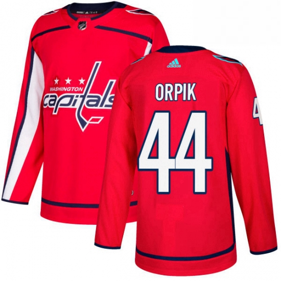 Youth Adidas Washington Capitals 44 Brooks Orpik Authentic Red Home NHL Jersey