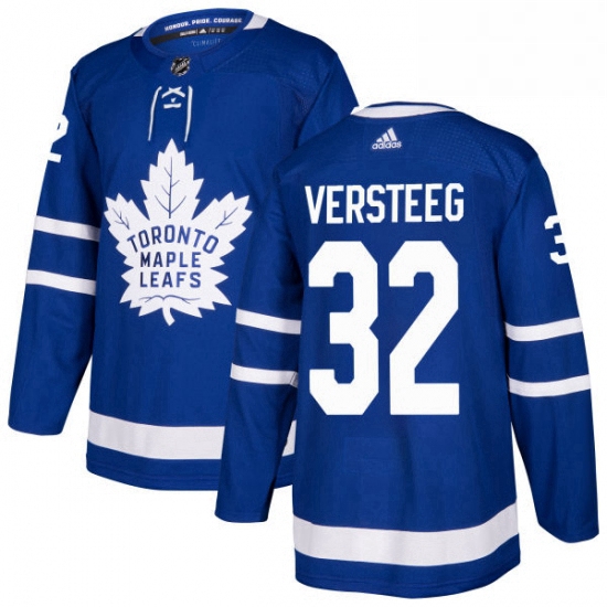 Youth Adidas Toronto Maple Leafs 32 Kris Versteeg Authentic Royal Blue Home NHL Jersey