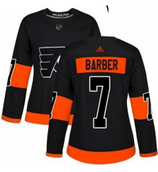 Womens Adidas Philadelphia Flyers 7 Bill Barber Premier Black Alternate NHL Jersey