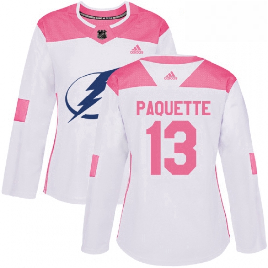 Womens Adidas Tampa Bay Lightning 13 Cedric Paquette Authentic W