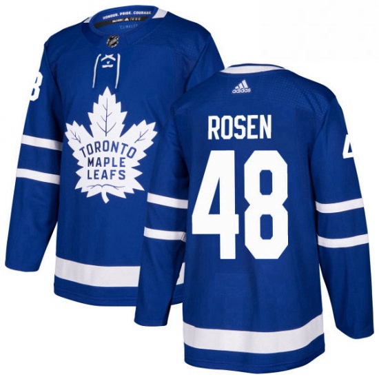 Youth Adidas Toronto Maple Leafs 48 Calle Rosen Authentic Royal Blue Home NHL Jersey