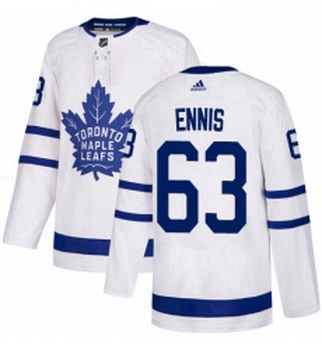 Youth Adidas Toronto Maple Leafs 63 Tyler Ennis Authentic White Away NHL Jersey