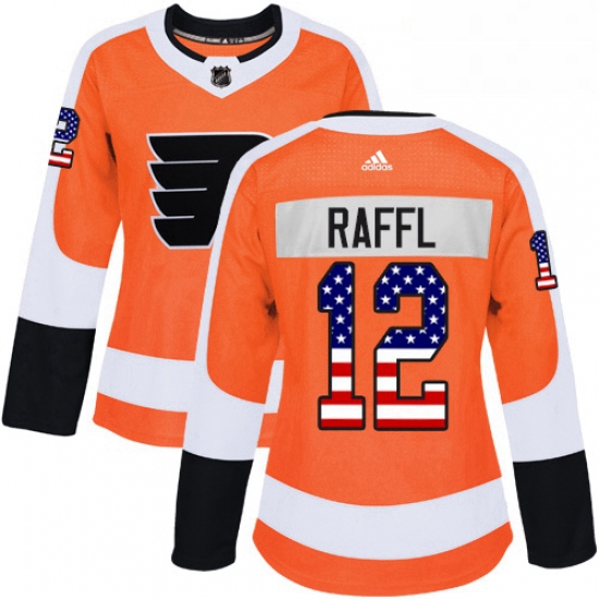 Womens Adidas Philadelphia Flyers 12 Michael Raffl Authentic Ora