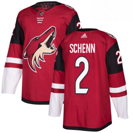 Youth Adidas Arizona Coyotes 2 Luke Schenn Authentic Burgundy Red Home NHL Jersey