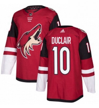 Youth Adidas Arizona Coyotes 10 Anthony Duclair Authentic Burgundy Red Home NHL Jersey