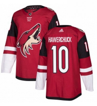 Youth Adidas Arizona Coyotes 10 Dale Hawerchuck Authentic Burgundy Red Home NHL Jersey