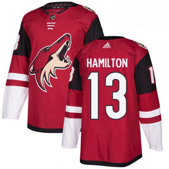 Youth Adidas Arizona Coyotes 13 Freddie Hamilton Authentic Burgundy Red Home NHL Jersey