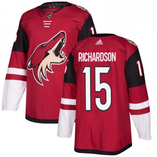 Youth Adidas Arizona Coyotes 15 Brad Richardson Authentic Burgundy Red Home NHL Jersey