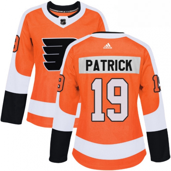 Womens Adidas Philadelphia Flyers 19 Nolan Patrick Authentic Orange Home NHL Jersey