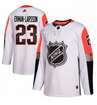 Youth Adidas Arizona Coyotes 23 Oliver Ekman Larsson Authentic White 2018 All Star Pacific Division 