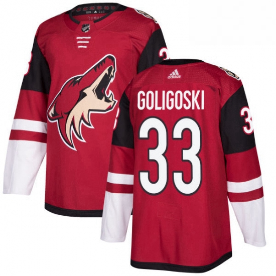 Youth Adidas Arizona Coyotes 33 Alex Goligoski Authentic Burgundy Red Home NHL Jersey