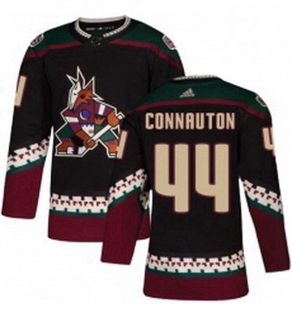 Youth Adidas Arizona Coyotes 44 Kevin Connauton Premier Black Alternate NHL Jersey