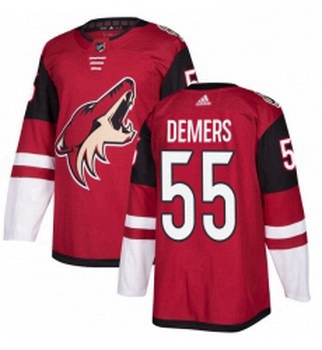 Youth Adidas Arizona Coyotes 55 Jason Demers Premier Burgundy Red Home NHL Jersey