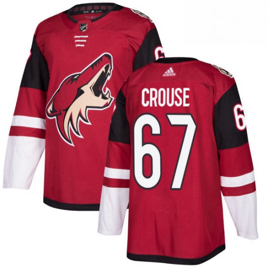 Youth Adidas Arizona Coyotes 67 Lawson Crouse Authentic Burgundy Red Home NHL Jersey