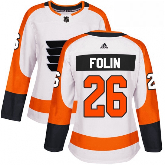 Womens Adidas Philadelphia Flyers 26 Christian Folin Authentic W