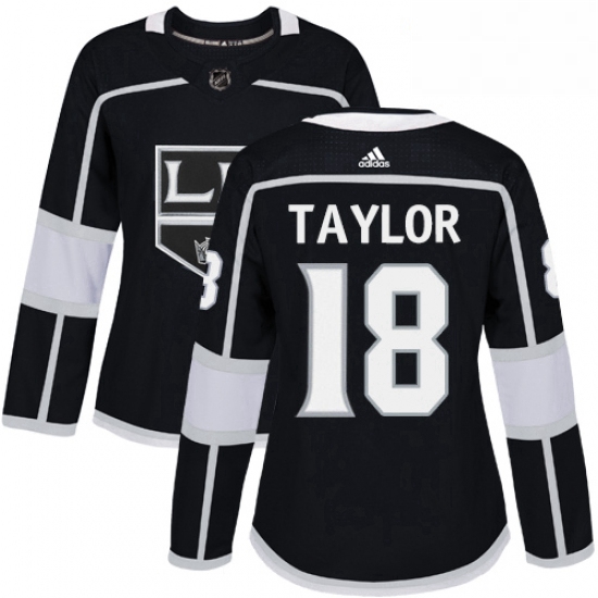 Womens Adidas Los Angeles Kings 18 Dave Taylor Authentic Black H