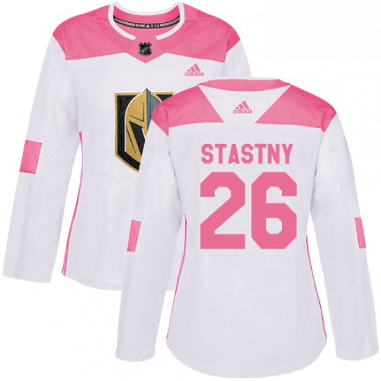 Womens Adidas Vegas Golden Knights 26 Paul Stastny Authentic Whi