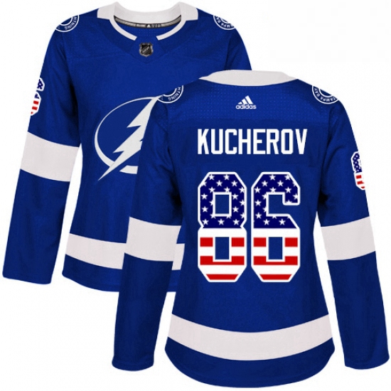 Womens Adidas Tampa Bay Lightning 86 Nikita Kucherov Authentic B