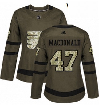Womens Adidas Philadelphia Flyers 47 Andrew MacDonald Authentic 