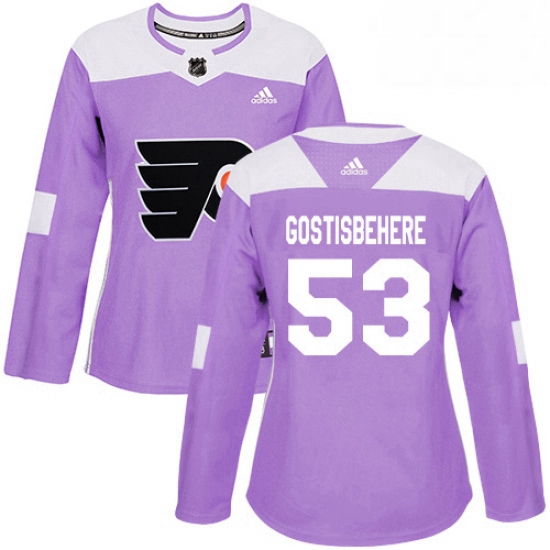 Womens Adidas Philadelphia Flyers 53 Shayne Gostisbehere Authent