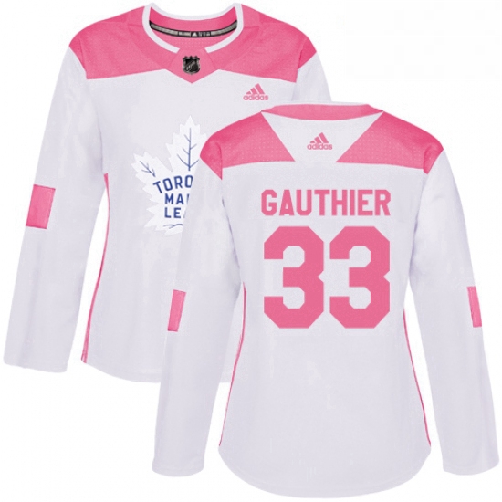 Womens Adidas Toronto Maple Leafs 33 Frederik Gauthier Authentic