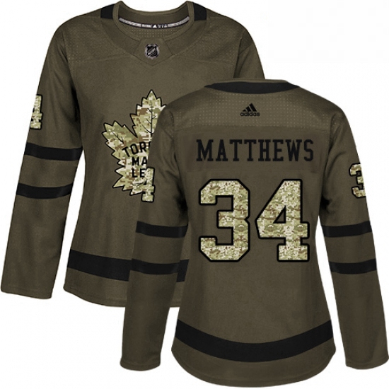 Womens Adidas Toronto Maple Leafs 34 Auston Matthews Authentic G