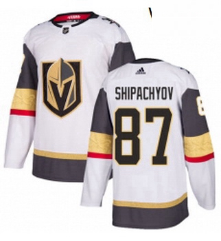 Womens Adidas Vegas Golden Knights 87 Vadim Shipachyov Authentic White Away NHL Jersey