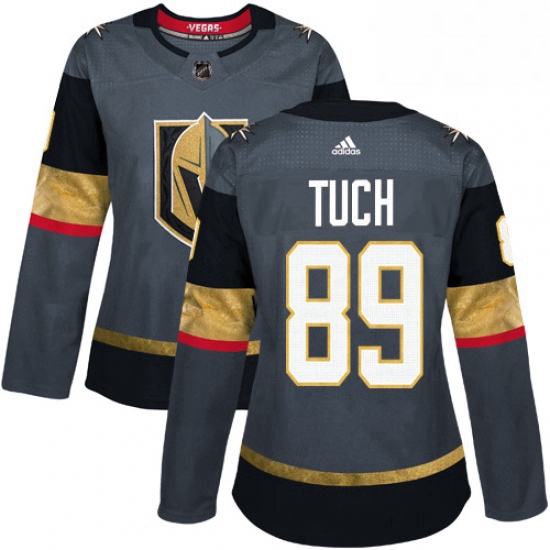 Womens Adidas Vegas Golden Knights 89 Alex Tuch Authentic Gray H