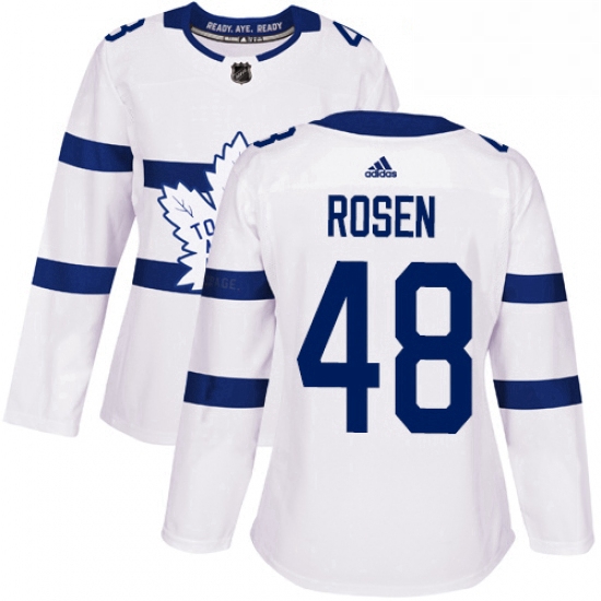 Womens Adidas Toronto Maple Leafs 48 Calle Rosen Authentic White