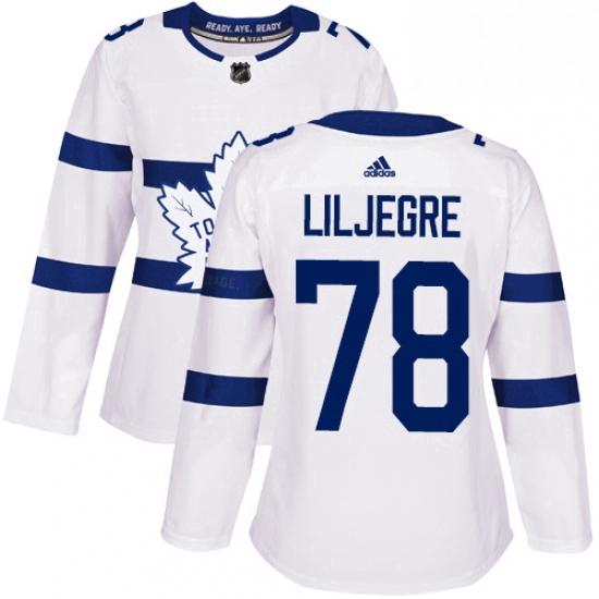 Womens Adidas Toronto Maple Leafs 78 Timothy Liljegren Authentic