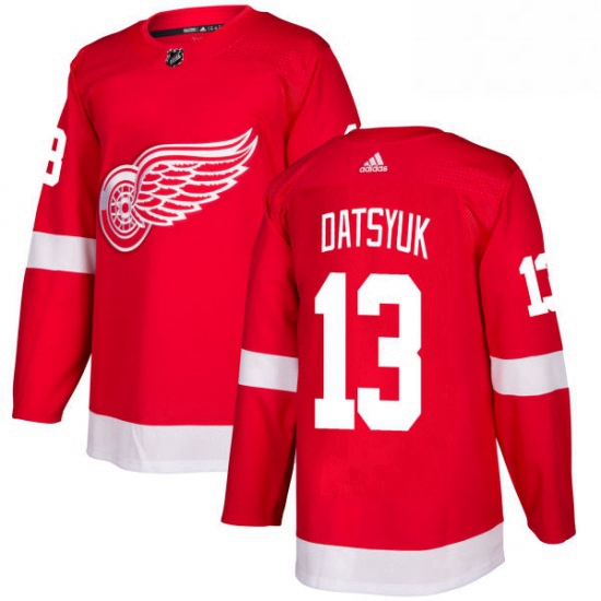 Mens Adidas Detroit Red Wings 13 Pavel Datsyuk Authentic Red Hom