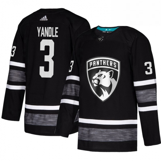 Mens Adidas Florida Panthers 3 Keith Yandle Black 2019 All Star Game Parley Authentic Stitched NHL J