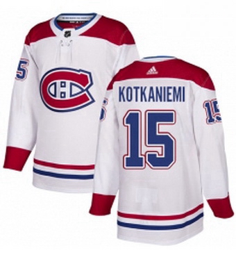 Mens Adidas Montreal Canadiens 15 Jesperi Kotkaniemi Authentic W