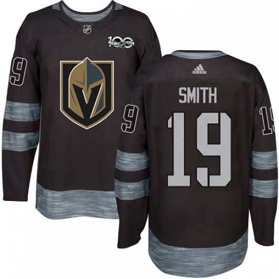 Mens Adidas Vegas Golden Knights 19 Reilly Smith Authentic Black