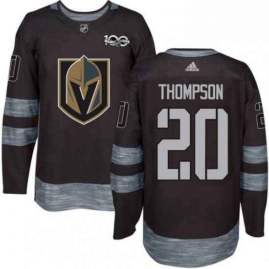 Mens Adidas Vegas Golden Knights 20 Paul Thompson Authentic Blac