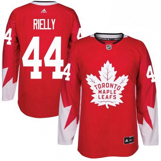 Mens Adidas Toronto Maple Leafs 44 Morgan Rielly Premier Red Alternate NHL Jersey