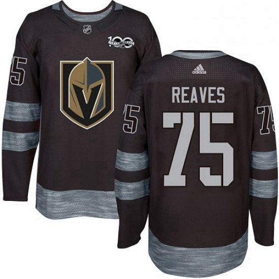 Mens Adidas Vegas Golden Knights 75 Ryan Reaves Authentic Black 