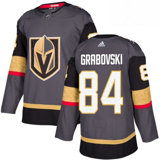 Mens Adidas Vegas Golden Knights 84 Mikhail Grabovski Authentic 