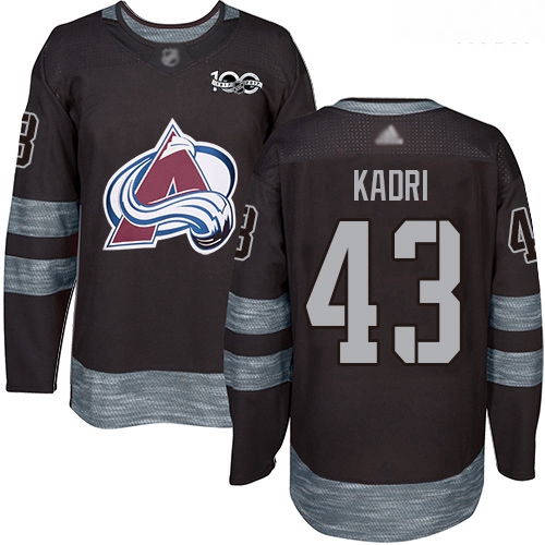 Avalanche #43 Nazem Kadri Black 1917 2017 100th Anniversary Stit