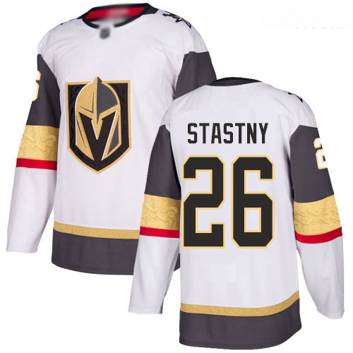 Golden Knights #26 Paul Stastny White Road Authentic Stitched Hockey Jersey